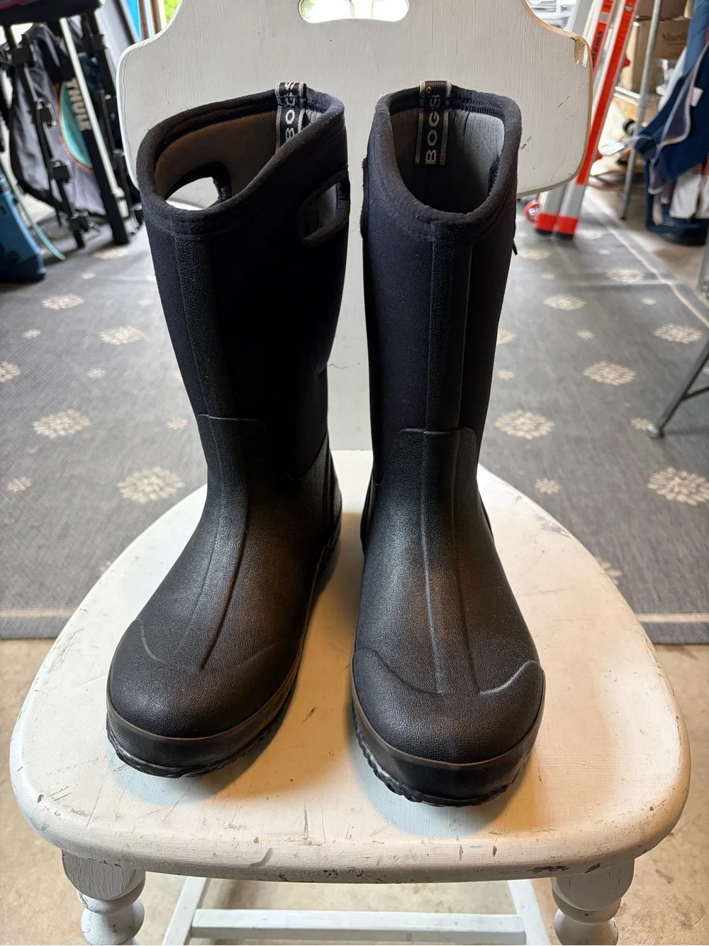 Bogs Black Tall Waterproof Pull-On Boots